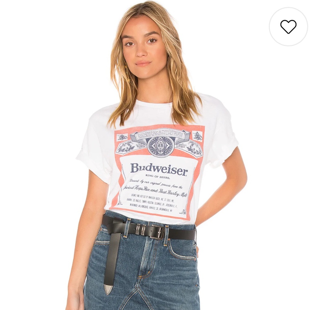 Budweiser Label Tee in White
Junk Food